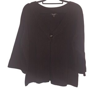 Cable & Gauge Women's Size XL Grunge Goth Whimsygoth 3/4 Sleeve Sweater Cardigan